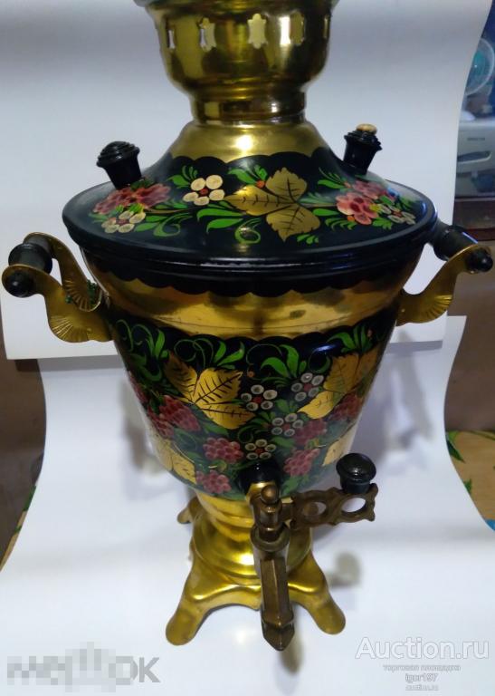 Самовар электрический роспись, хохлома.СССР