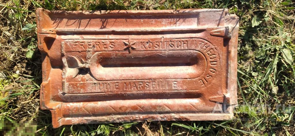 старинная ЧЕРЕПИЦА МАРСЕЛЬСКОГО ТИПА С КЛЕЙМОМ  THEODOSIE – CRIMEE 