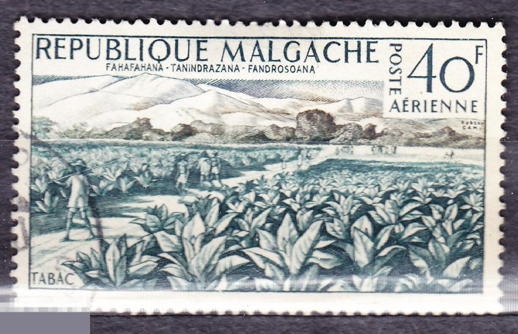 Французские колонии Мадагаскар 1960 Авиапочта