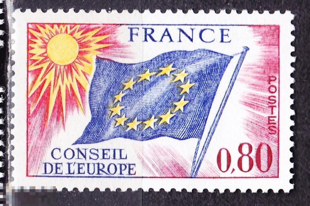 Франция 1975 Совет Европы флаг