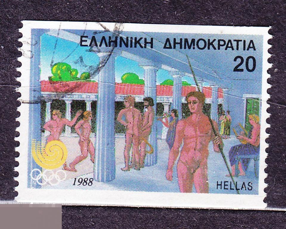 Греция 1988   Мифология этнос Спорт Олимпиада