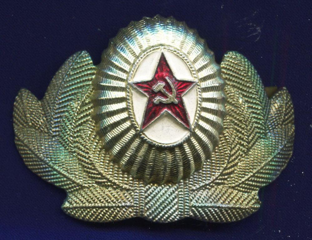 Кокарда «ВС СССР Офицерская Парадная» Алюминий Усы