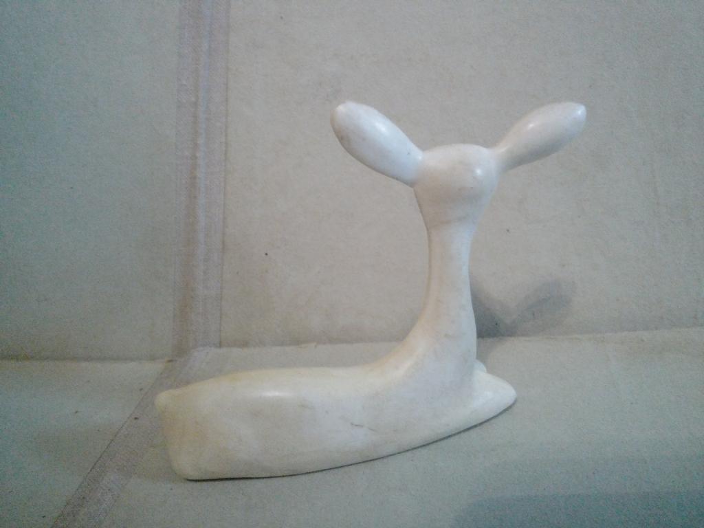 Фигурка.Косуля.Фарфор.Бисквит.Гжель.СССР
