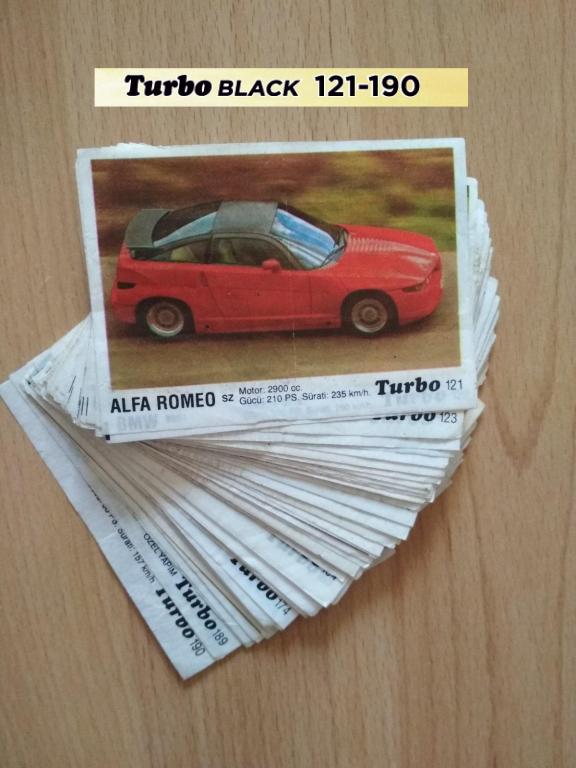 вкладыши Turbo black 121-190, качество 4-5
