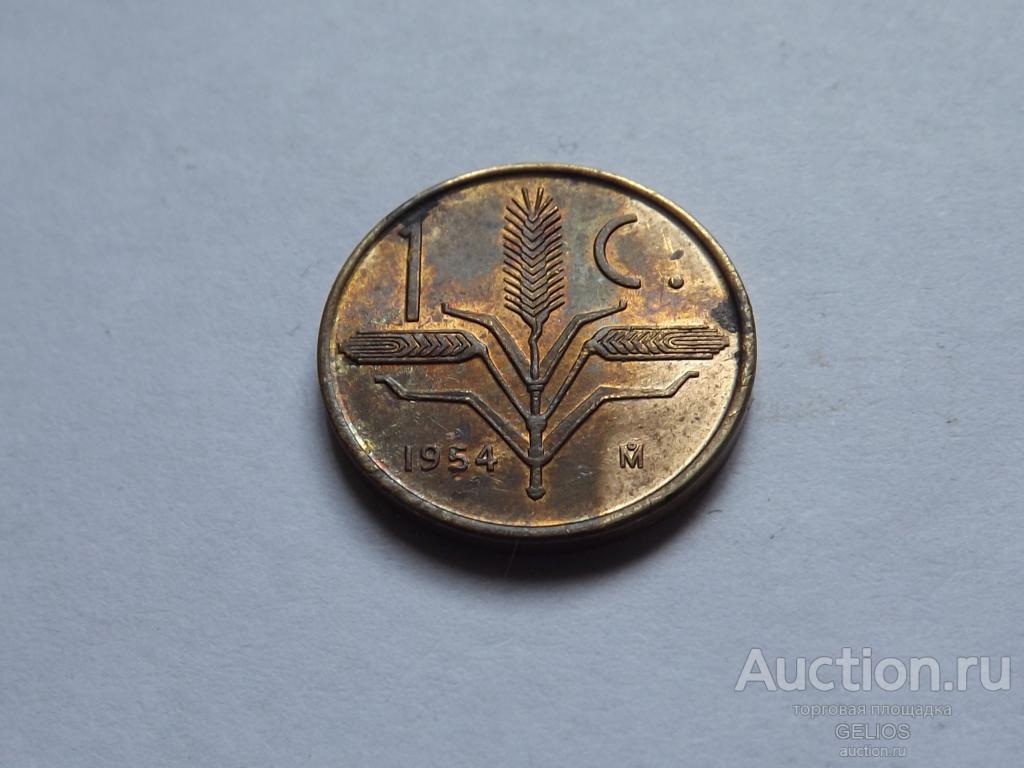 Мексика 1 сентаво 1954 Мо (Mexico 1 centavo 1954) СОСТОЯНИЕ!!!! Редкая!