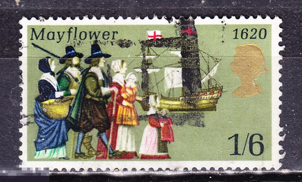 Англия Великобритания  1970 корабль парусник