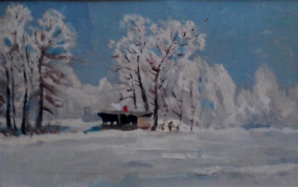 Рашит Нурмухаметов. Картина "На заимке"