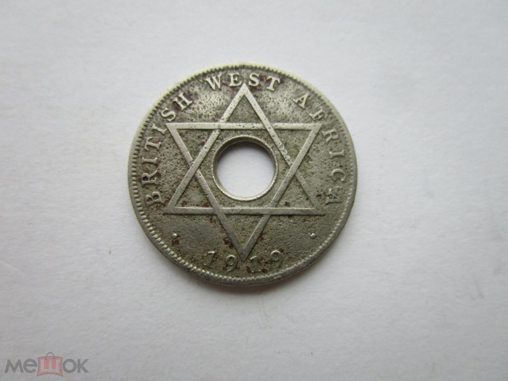 1/2 пенни - Британская Западная Африка - 1919