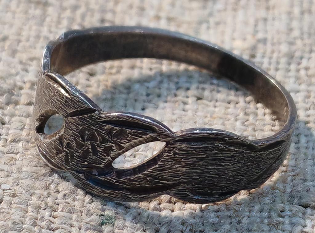 Серебряное кольцо, серебро 2,00 гр., клеймо 916. СССР.