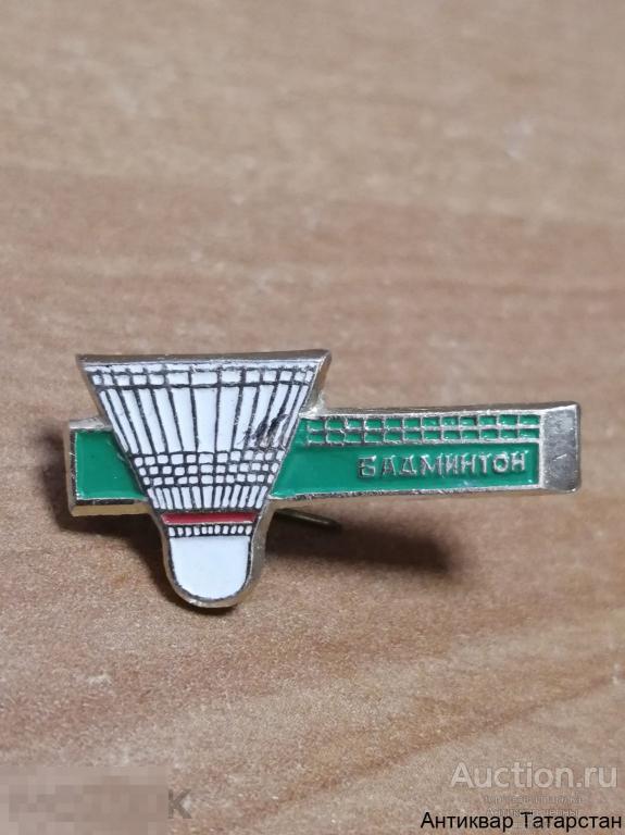 Значок Бадминтон Спорт Металл Эмаль