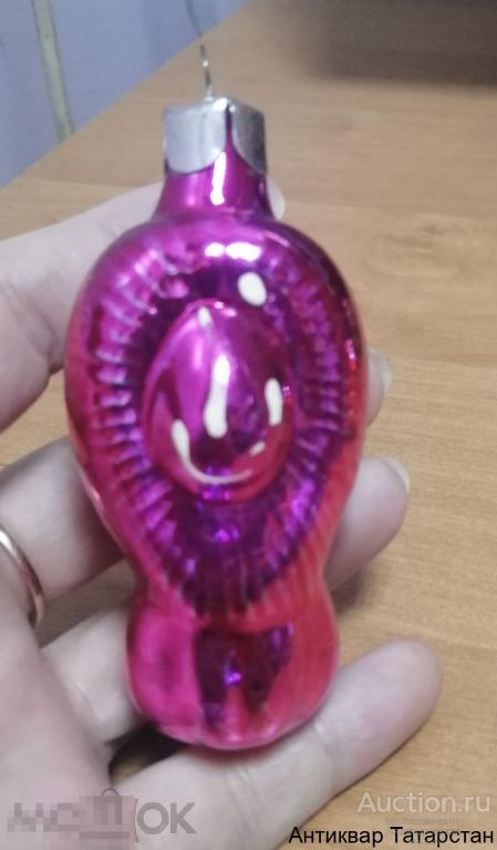 Ёлочная Игрушка Лев Царь Зверей  Стекло СССР по 100 рублей