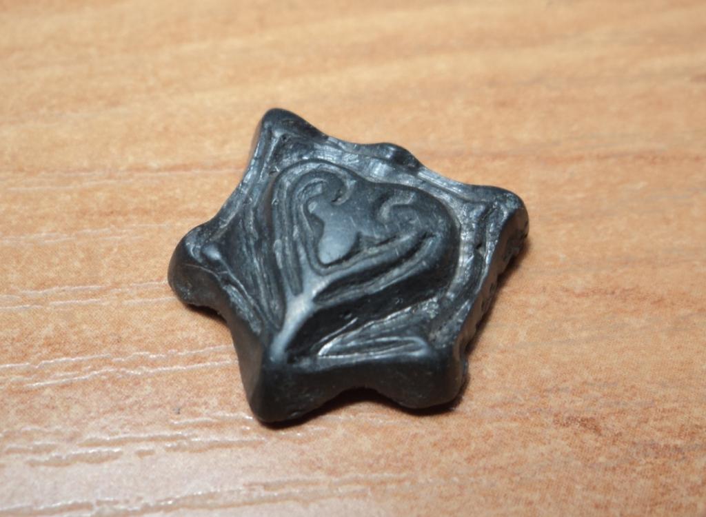 Фино-угры Накладка Бляшка 11-13 век! (оловянистая бронза)