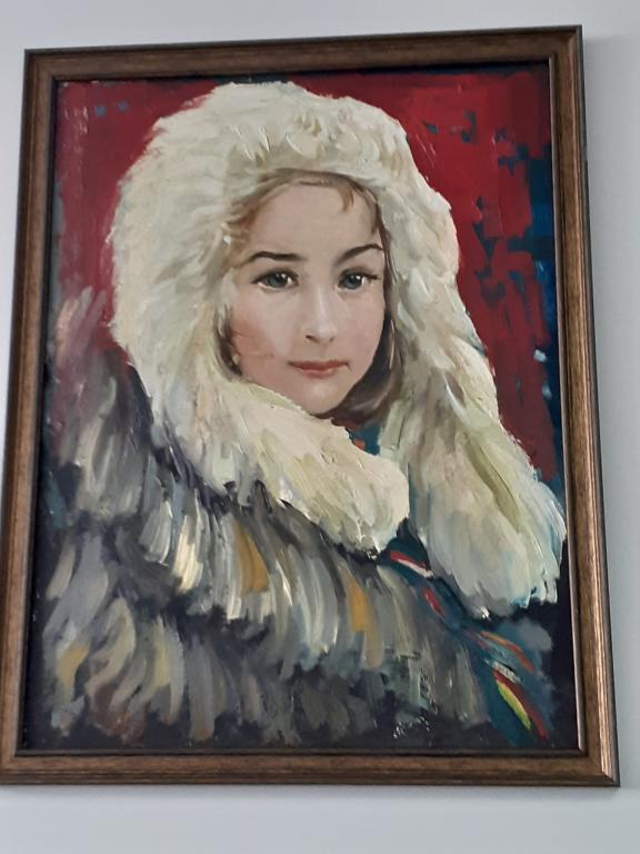 Ринат Бикташев. Картина "Встреча зимним вечером"