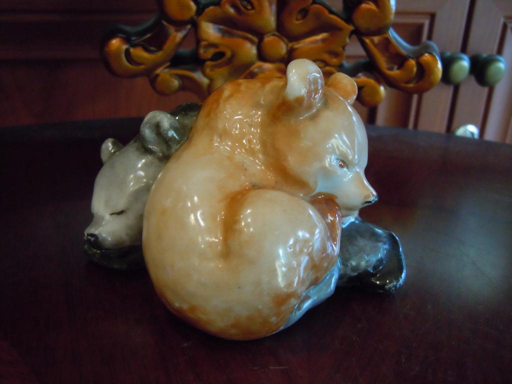 "Медвежата" ЛФЗ СССР, 1951г, фарфор