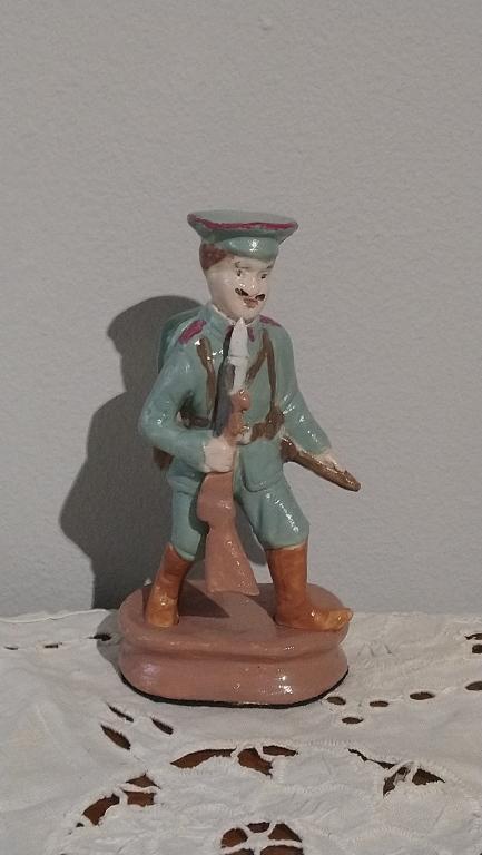 Солдат с ружьем первая мировая статуэтка фарфор Германия