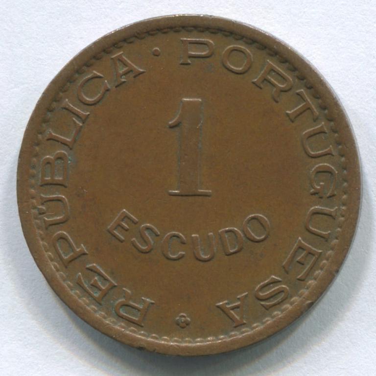 САН ТОМЕ И ПРИНСИПЕ 1 ЭСКУДО 1962 AUNC