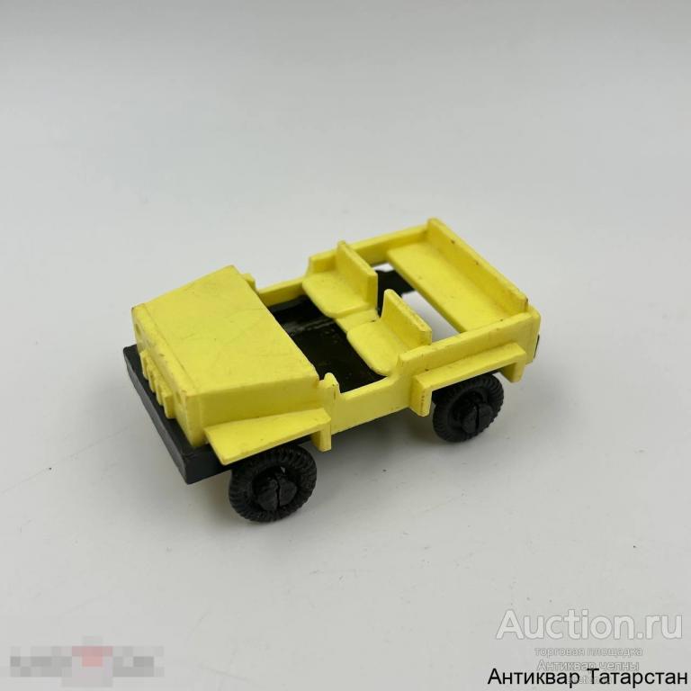 (36884) Игрушка Машинка Джип Пластик СССР Винтаж!