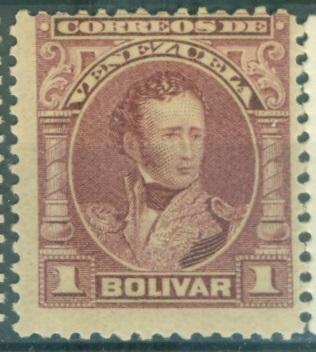Венесуэла 1904 г. стандарт Маршал Сукре негашеная **
