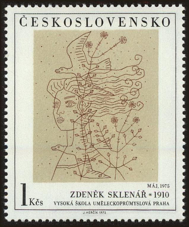 (1975-062) Марка Чехословакия "Птицы" , III 