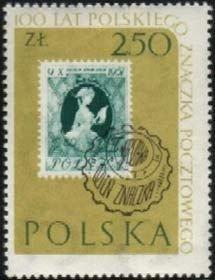 (1960-008) Марка Польша "Рисунок марки 1957-039" , II 