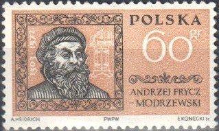 (1961-019) Марка Польша "А. Фрич-Моджевский" Личности II 