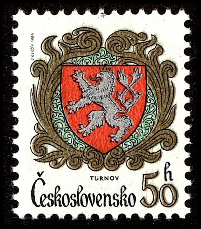 (1984-008) Марка Чехословакия "Турнов" , III 