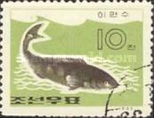 (1966-028) Марка Северная Корея "Южный однопёрый терпуг" Промысловые рыбы III 