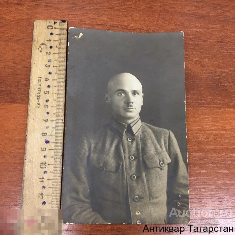 (12624) Почтовая Карточка Фотография 1926г в кителе Ленинград Подписана с Автографом!