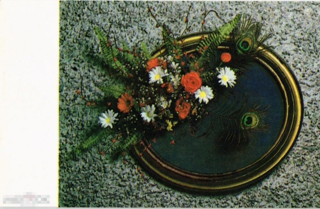 (WG) Аранжировка в старинной раме  (2022-61) чистая