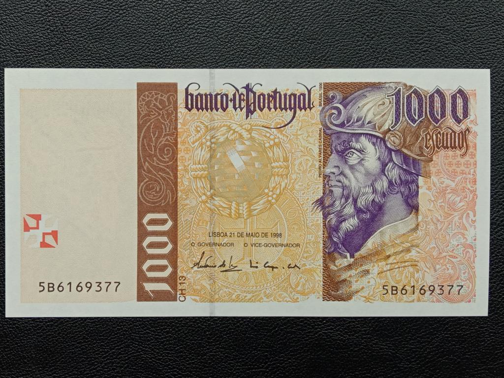 Португалия 1000 эскудо 1998г.   UNC   Р.188с(8)