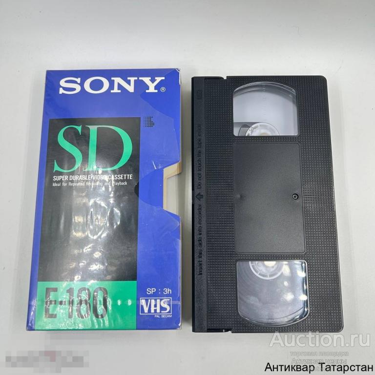 (31032)/1 Видеокассета Sony SD E-180 VHS 3h Japan - Thailand! Редкость!