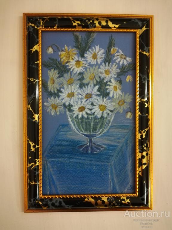 КАРТИНА НАТЮРМОРТ "РОМАШКИ" 205 х 305 ММ