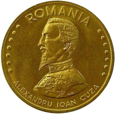 (2003) Монета Румыния 2003 год 50 лей "Александру Ион Куза" Латунь PROOF