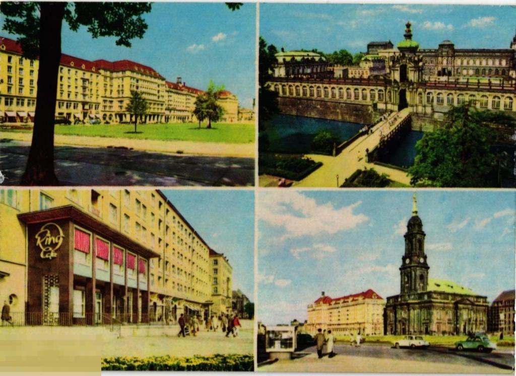 (WG) Германия Дрезден архитектура виды города (2022-262) чистая