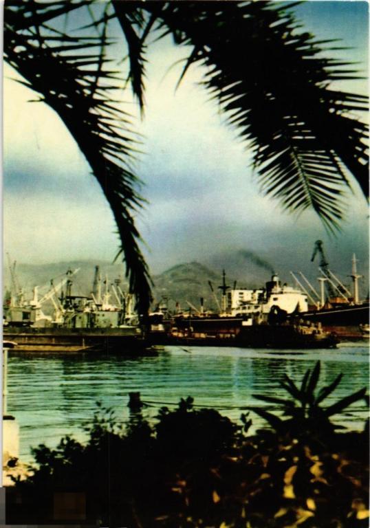 (WG) Грузинская ССР Батуми морской порт (2022-263) чистая