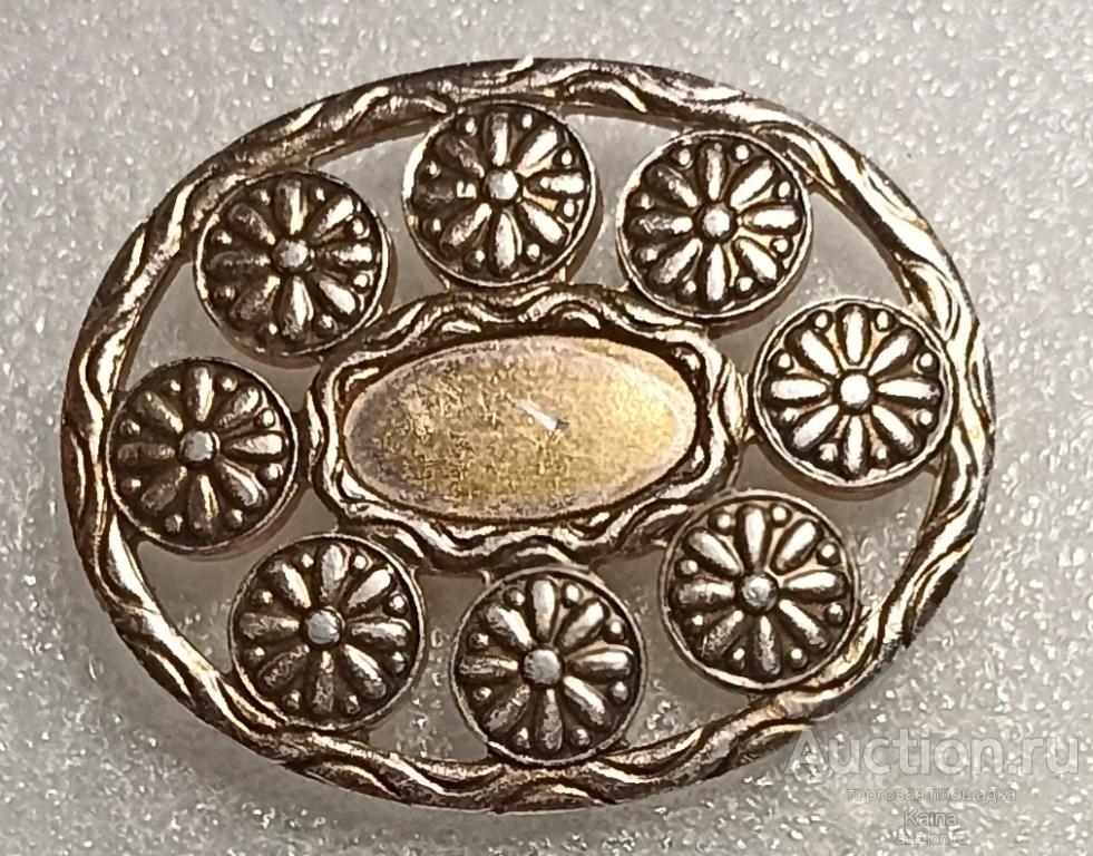 ЯЯ92 Красивая винтажная брошь СССР Брошка украшение