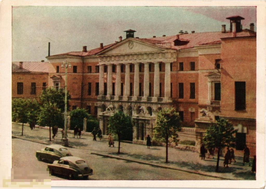 (WG) Москва Улица Горького Музей Революции 1955 (2023-38) чистая