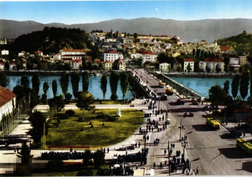 (WG) Болгария Пловдив вид на город 1960 (2022-217) чистая