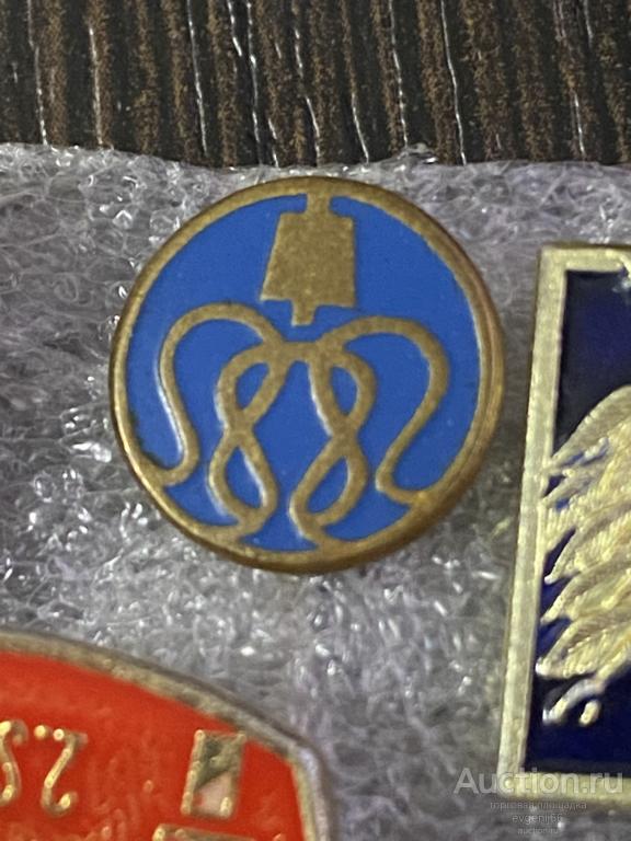 Знак иностранный значок СВЕТИЛЬНИК. ТОРШЕР. ТЯЖЕЛЫЙ.  РЕДЧАЙШИЙ RRR