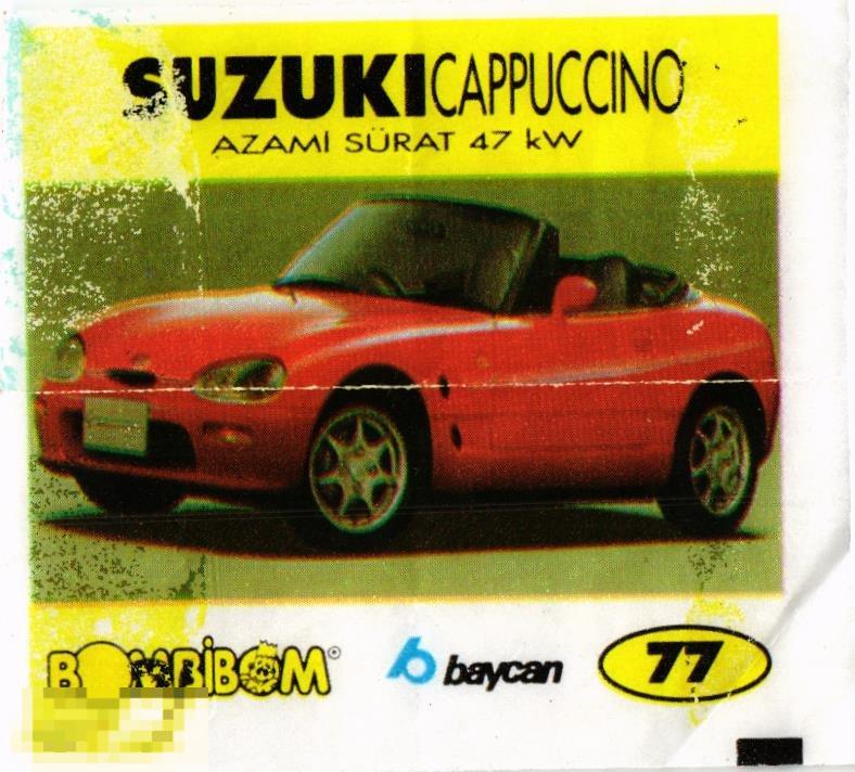 (WG) Вкладыш BomBibom 77 SUZUKI (2024-48-В) Бомбибом автомобиль
