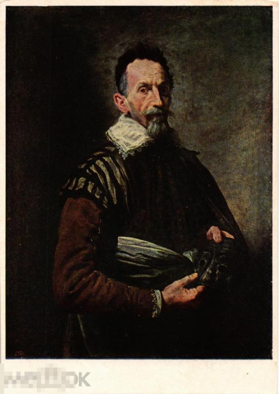 (WG) Живопись Портрет актера 1955 Эрмитаж (2023-142) Чистая