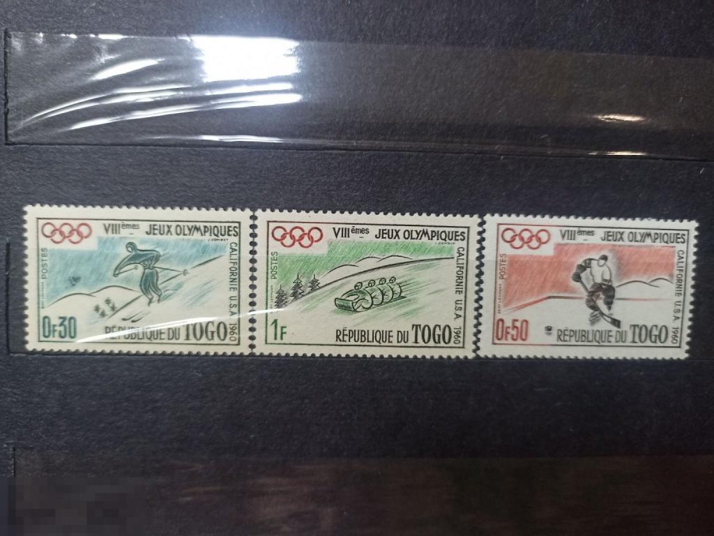 (WG) Олимпиада 1960 Того хоккей лыжи бобслей (ЮМ 12 Л3)