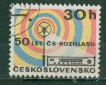 Чехословакия 1973 Mi# 2138 юбилей радио da
