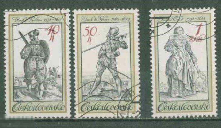 Чехословакия 1983  Mi# 2742 -2744 Гравюры   гаш
