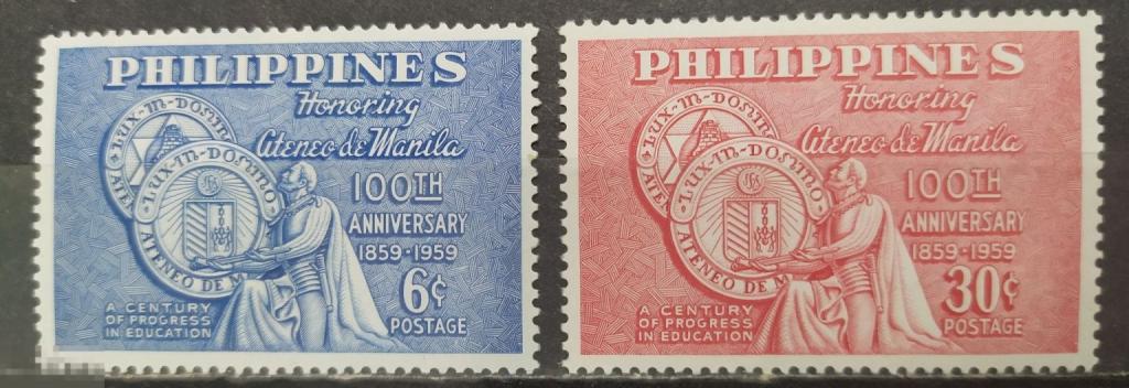 Филиппины 1959   Mi# 645A - 646C        MNH f