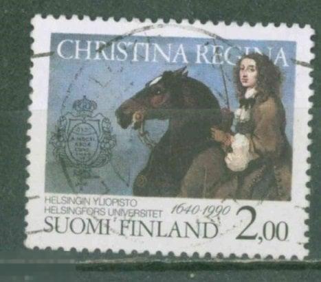 Финляндия 1990  Mi#  1106  Всадница на кобыле  a2