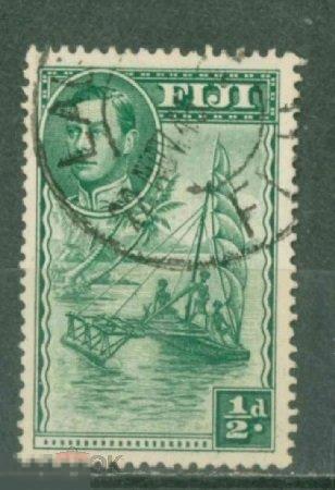Фиджи 1938 Mi# 92    Георг VI и местные мотивы vf
