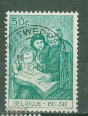 Бельгия 1965   Mi# 1384 Филателия детям.  Картина Роланд Хилл и дети   гаш d8