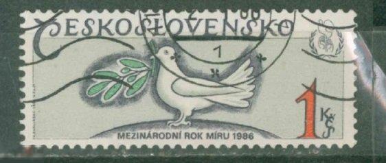 Чехословакия 1986  Mi# 2847 Международный год мира