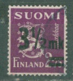 Финляндия 1943 Mi# 277 стандарт Герб надпечатка